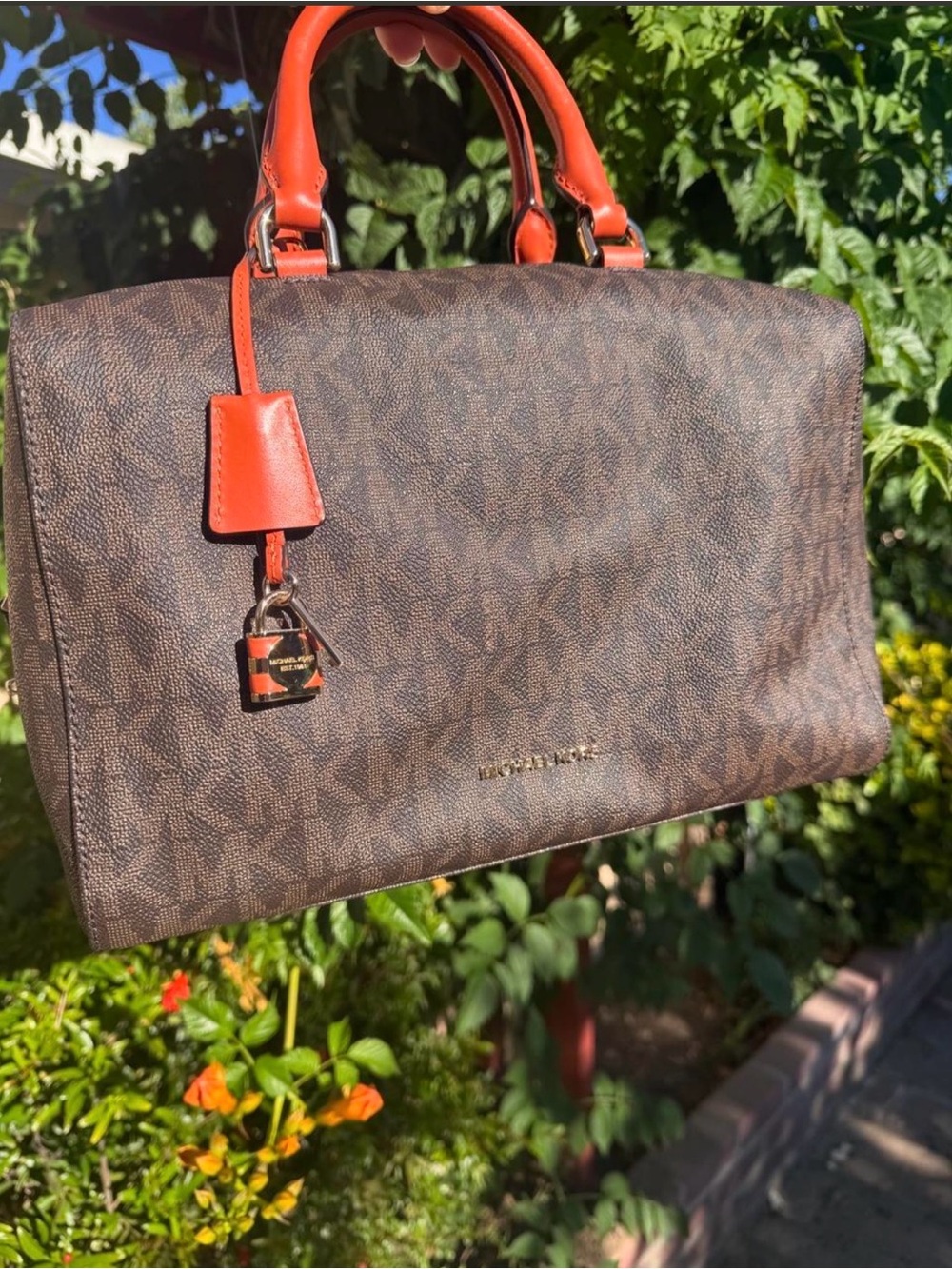 Michael Kors Kirby Handbag/Satchel with Crossbody Strap